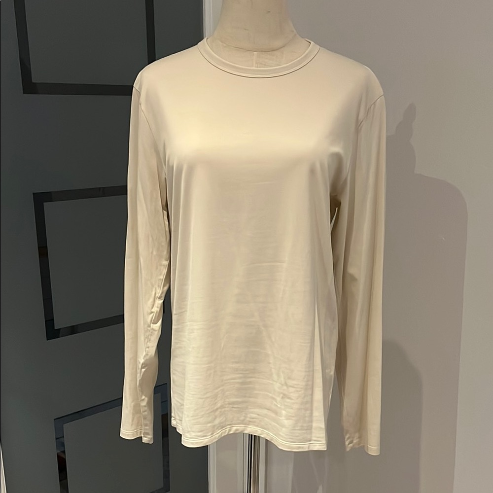 Lululemon Women's Long Sleeve Shirt Beige